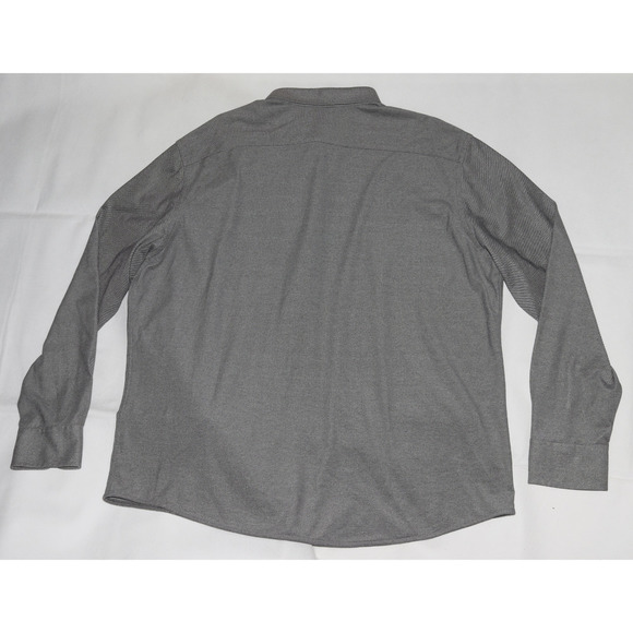UNTUCKit Men's Long Sleeve Button Front Gray Shirt Size 3XL - Picture 4 of 7